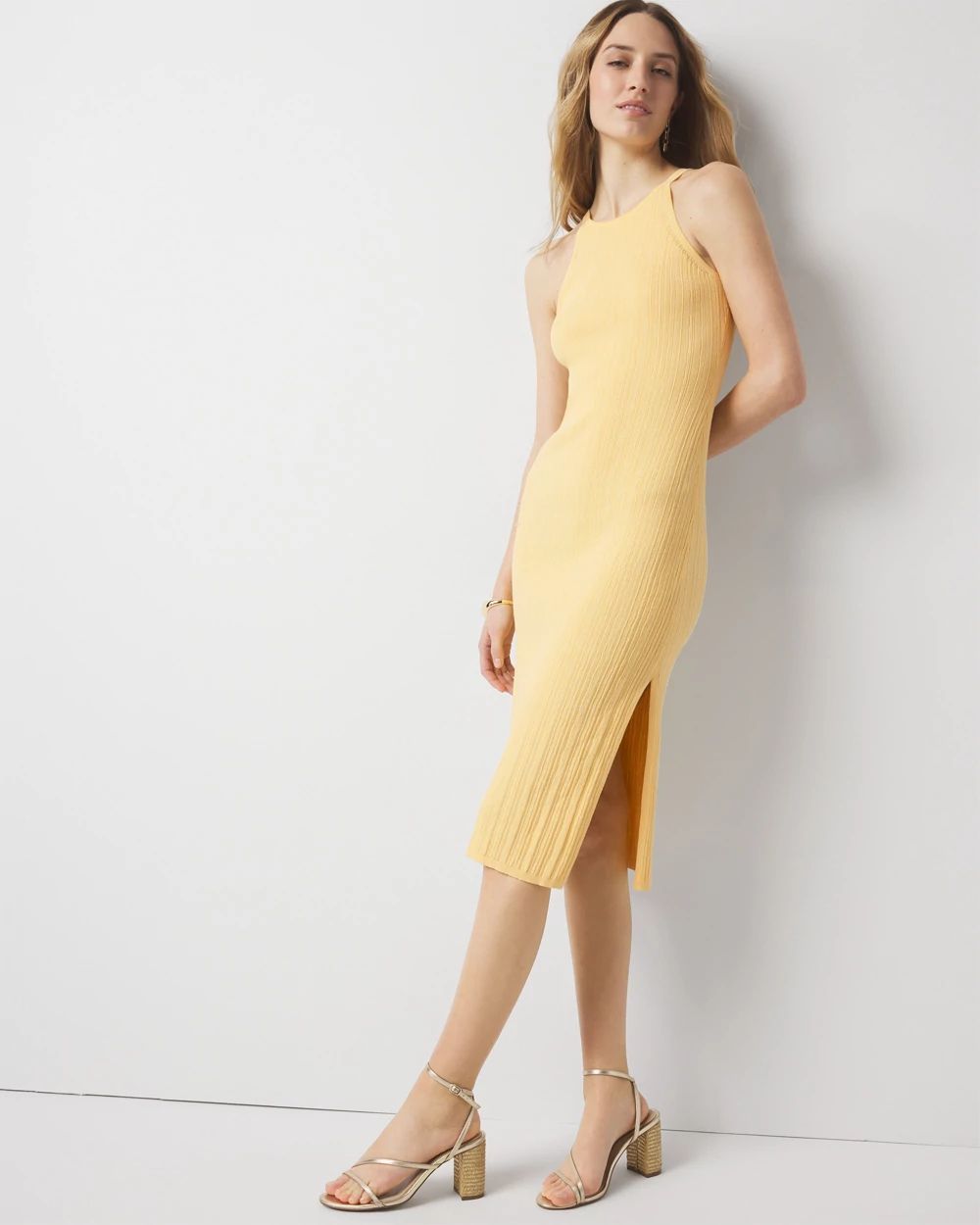 Halter Sweater Dress | White House Black Market